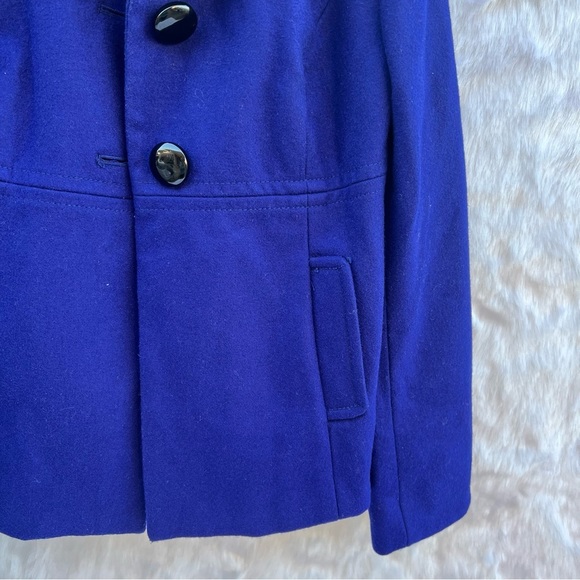 OLD NAVY Wool Blend Ruffle Collar Coat -
Royal Blue - Picture 7 of 17